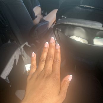 Tati Nails - An almond French nail - Nail Salons Near Me - Gaithersburg, Maryland Tati Nails - An almond French nail - Nail Salons Near Me - Gaithersburg, Maryland