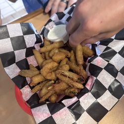 Clapbacks Seafood N Sandwiches - Pickle fries good!