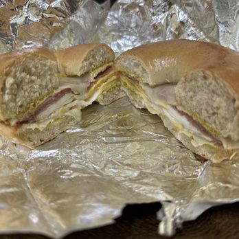 My Way Deli & Grill - Pork roll egg and cheese bagel w/ spicy mustard - Burgers Near Me - Glendora, New Jersey My Way Deli & Grill - Pork roll egg and cheese bagel w/ spicy mustard - Burgers Near Me - Glendora, New Jersey