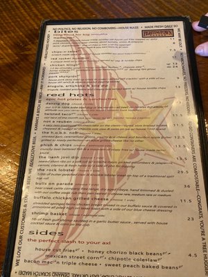 Menu photo 6 Fightingtown Tavern Blue Ridge, GA