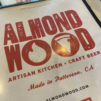 Almond Wood - Logo on the menu - Barbeque Near Me - Patterson, California Almond Wood - Logo on the menu - Barbeque Near Me - Patterson, California