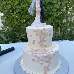 My wedding cake made by Custom Cakes New York
