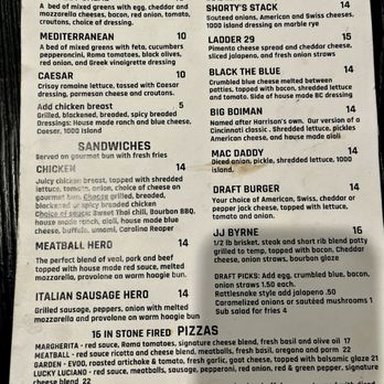 Valley House - Food menu as of 5/15/2024 - Sports Bars Near Me - Harrison, Ohio