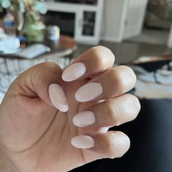 Tulips Nails - Cuticles aren't clean.