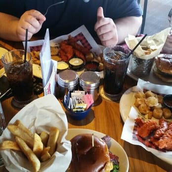 Twin Peaks - A lot of food here! The sampler and a billionaire bacon burger. - Sports Bars Near Me - Madison Heights, Michigan