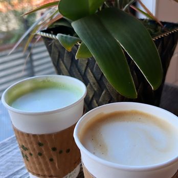 Spectra Coffee - Matcha Latte and Pumpkin Spice Latte both with Oatmilk. - Coffee & Tea Near Me - San Jose, California Spectra Coffee - Matcha Latte and Pumpkin Spice Latte both with Oatmilk. - Coffee & Tea Near Me - San Jose, California