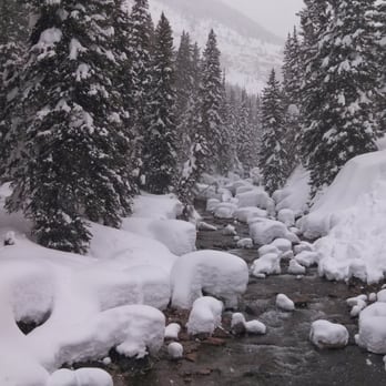Jackson Hole Iditarod Sled Dog Tours - view from the bridge at the hot springs. - Tours Near Me - Jackson, Wyoming
