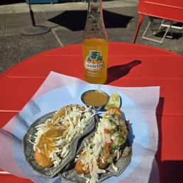 Fish and shrimp taco Fish and shrimp taco