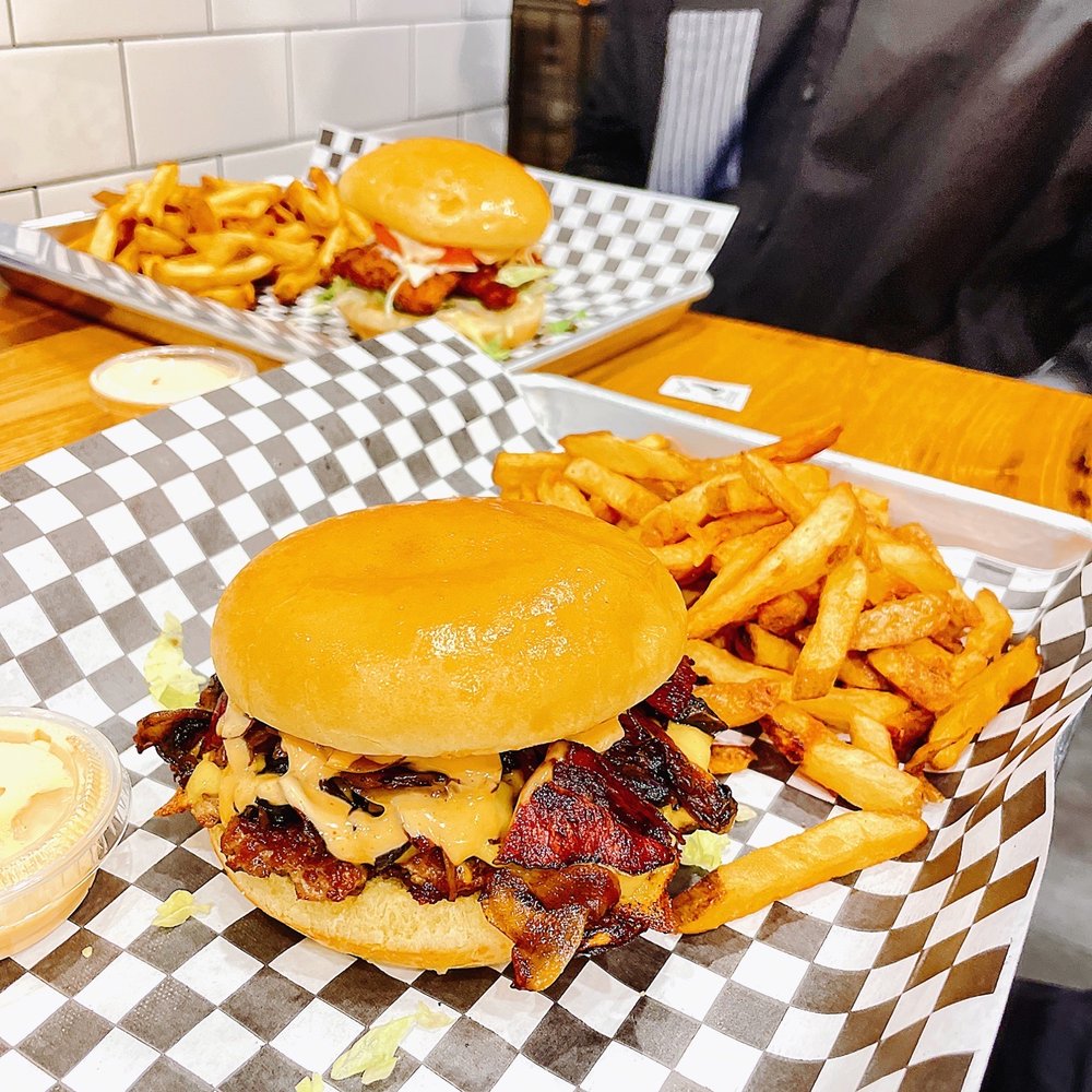 Simple Burger - beef burger and fries combo - Burgers Near Me - Toronto, Ontario