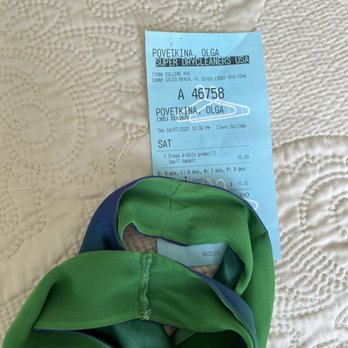 Super Dry Clean USA - The seam on the straps is different - Dry Cleaning Near Me - Sunny Isles Beach, Florida