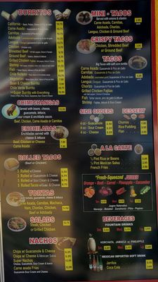Menu photo 4 California Burrito Citrus Heights, CA