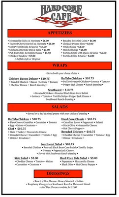 Menu photo 2 Hard Core Cafe Gladstone, MO