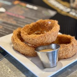 Village Burger Bar - Side of onion rings $4.45