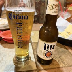 Tequilas - 12 oz beer into their 21 oz draft beer glass
