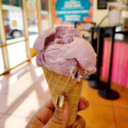 City Center Ice Cream - Lavender ice cream cone