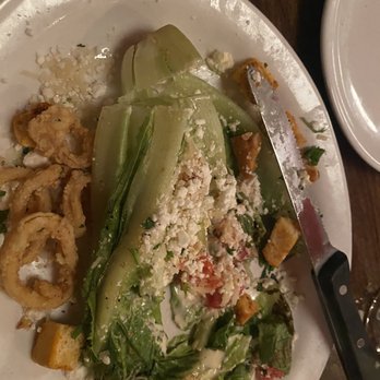 Treno Pizza Bar - Head of lettuce with Butt end not cut off. This is what they call a Grilled Caesar Salad - Pizza Near Me - Westmont, New Jersey Treno Pizza Bar - Head of lettuce with Butt end not cut off. This is what they call a Grilled Caesar Salad - Pizza Near Me - Westmont, New Jersey