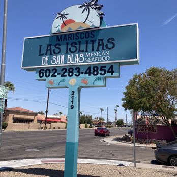 Las Islitas De San Blas - Sign outside - Mexican Near Me - Phoenix, Arizona Las Islitas De San Blas - Sign outside - Mexican Near Me - Phoenix, Arizona