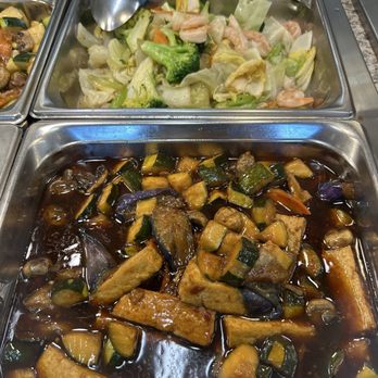 Little Beijing - Tofu and Eggplant & shrimp with Vegetables - Chinese Near Me - Los Angeles, California