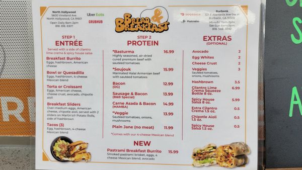Menu photo 8 Bread & Breakfast - Burbank Burbank, CA Menu photo 8 Bread & Breakfast - Burbank Burbank, CA