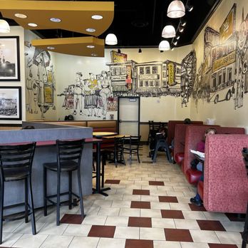 Nathan's Famous - Dining area - Hot Dogs Near Me - Deer Park, New York Nathan's Famous - Dining area - Hot Dogs Near Me - Deer Park, New York