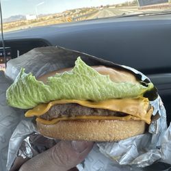 Wendy's - Dave's single minus the onion and tomatoes extra pickle