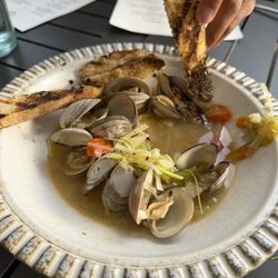 Old Piney Dell Restaurant & Bar - Clams that we had as an appetizer