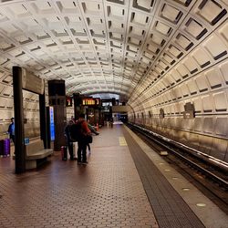 Washington Metropolitan Area Transit Authority - When I first saw photos of Metro stations taken from above, I thought this vault would be grand, but it's smaller and used at many stations