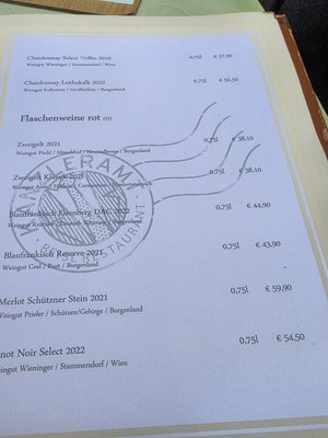 Menu photo 3 Kanzleramt Vienna, 9 Menu photo 3 Kanzleramt Vienna, 9