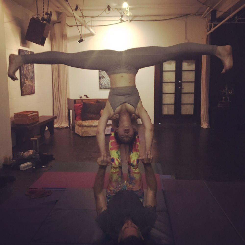 Peace Yoga Gallery - Upside down. - Yoga Near Me - Los Angeles, California