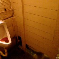 Nothing says "dive bar" like a men's room like this.