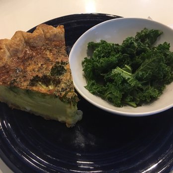 Spilt Milk - Quiche with a kale salad. - Bakeries Near Me - Oak Park, Illinois Spilt Milk - Quiche with a kale salad. - Bakeries Near Me - Oak Park, Illinois