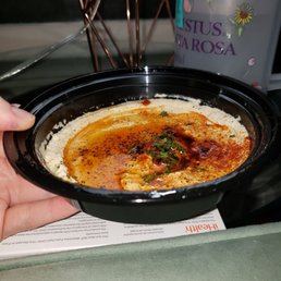 Hummus only half full for $8