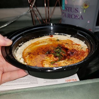 Habibi Cafe - Hummus only half full for $8 - Hookah Bars Near Me - San Antonio, Texas