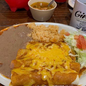 Gina's Cafe - American Enchiladas (beef) - Mexican Near Me - Brownsville, Texas Gina's Cafe - American Enchiladas (beef) - Mexican Near Me - Brownsville, Texas