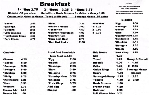 Menu photo 8 Keithsburg Cafe Canton, GA Menu photo 8 Keithsburg Cafe Canton, GA