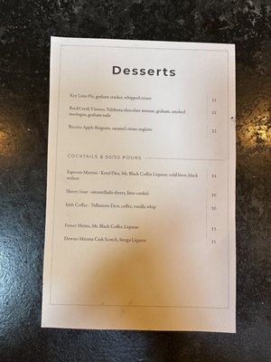 Menu photo 8 RockCreek Seafood & Spirits Seattle, WA