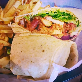 Hog's Hollow Saloon - Crab and Chicken Wrap with fries! - Seafood Near Me - Berwick, Pennsylvania Hog's Hollow Saloon - Crab and Chicken Wrap with fries! - Seafood Near Me - Berwick, Pennsylvania