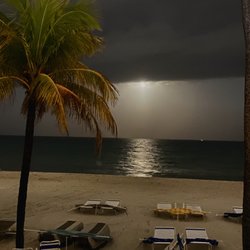 Lauderdale Beach - At night.
