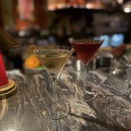 Smoke Show and King Tusk cocktails Smoke Show and King Tusk cocktails