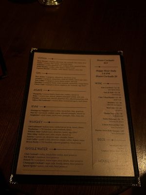 Menu photo 1 Cleo Club Kansas City, MO