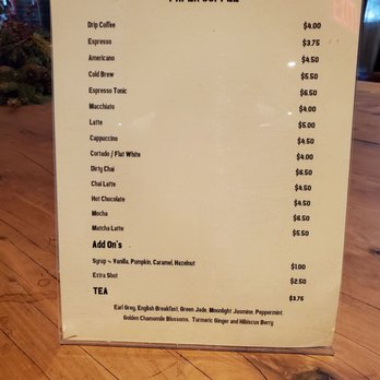Paper Coffee - menu - Coffee & Tea Near Me - New York, New York Paper Coffee - menu - Coffee & Tea Near Me - New York, New York