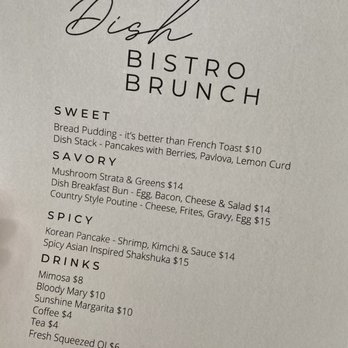 Dish Bistro - Brunch Menu - Burgers Near Me - Mammoth Lakes, California