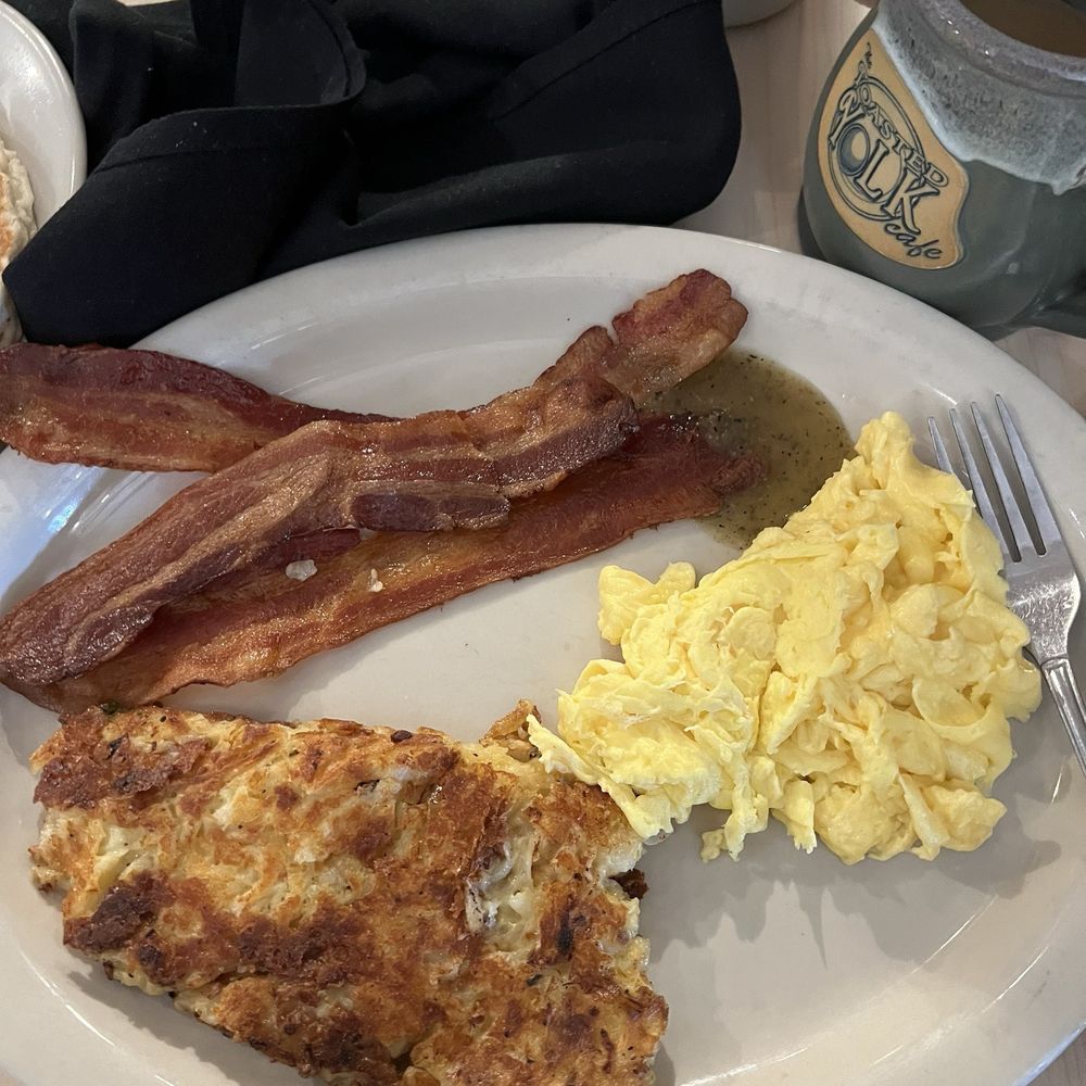 The Toasted Yolk Cafe - Eggs, bacon and hash brown casserole - Breakfast & Brunch Near Me - Katy, Texas The Toasted Yolk Cafe - Eggs, bacon and hash brown casserole - Breakfast & Brunch Near Me - Katy, Texas