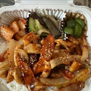 Mikas Lunch Wagon - Spicy squid - Breakfast & Brunch Near Me - Waipahu, Hawaii Mikas Lunch Wagon - Spicy squid - Breakfast & Brunch Near Me - Waipahu, Hawaii