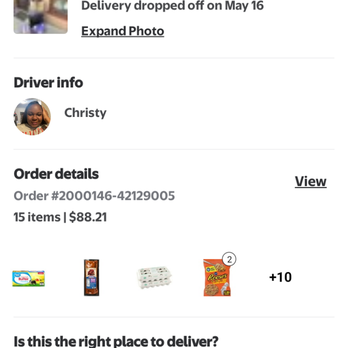 Walmart Supercenter - Driver picture plus her name which is Christy and the stuff I ordered and never received, only received 2 items - Department Stores Near Me - Paramount, California Walmart Supercenter - Driver picture plus her name which is Christy and the stuff I ordered and never received, only received 2 items - Department Stores Near Me - Paramount, California