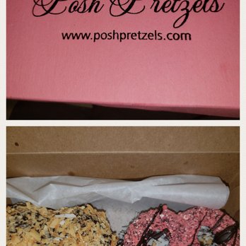 Posh Pretzels - Caramel Toasted Coconut And Red Velvet. I ate a Red Velvet already.. DELICIOUS!!!! - Desserts Near Me - Tarrytown, New York