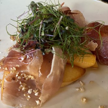 Ashten's - Speck and Peaches- so delicious!!! - New American Near Me - Southern Pines, North Carolina Ashten's - Speck and Peaches- so delicious!!! - New American Near Me - Southern Pines, North Carolina