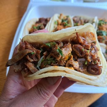 Carnicería Hernández - Tripa (beef tripe or intestine) taco - Mexican Near Me - Roseville, California