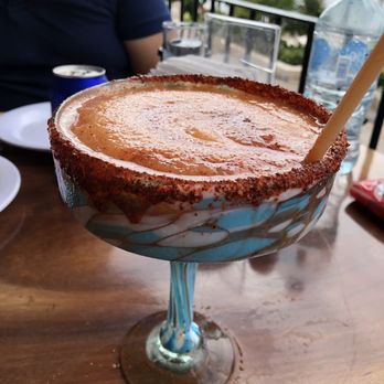 Oasis Bay - Blended Mango Margarita w/ Tajin - Ice Cream & Frozen Yogurt Near Me - Puerto Vallarta, JAL