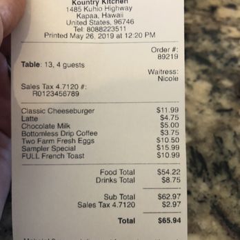 Kountry Kitchen - Bill - American Near Me - Kapaa, Hawaii Kountry Kitchen - Bill - American Near Me - Kapaa, Hawaii